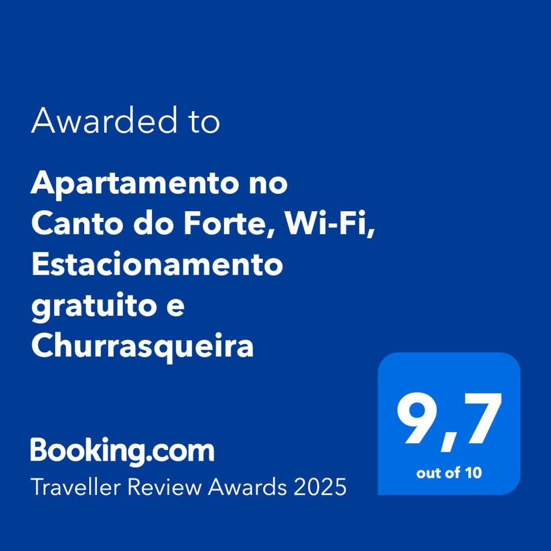 Apartamento No Canto Do Forte, Wi-Fi, Estacionamento Gratuito E Churrasqueira Praia Grande  Esterno foto